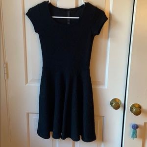 Black skater dress